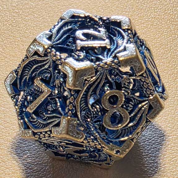 Echo of the Dragon - Silver Blue