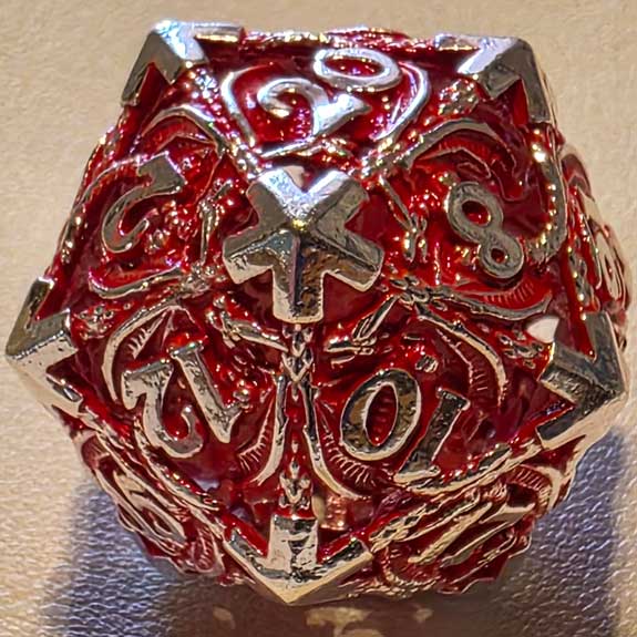 Echo of the Dragon - Silver Red