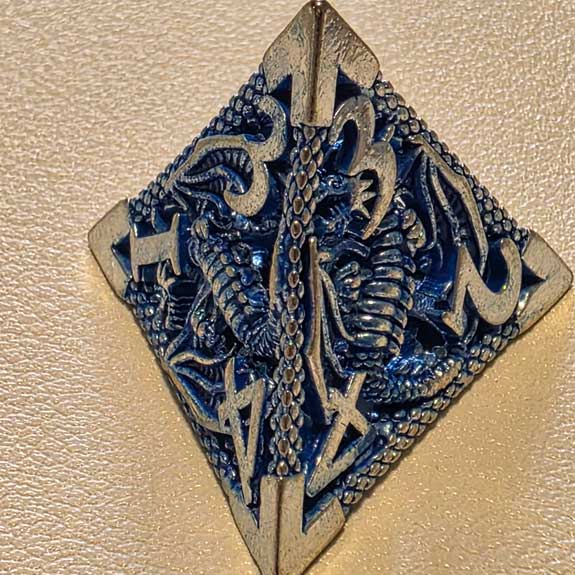 Echo of the Dragon - Silver Blue