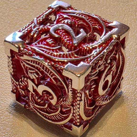 Echo of the Dragon - Silver Red