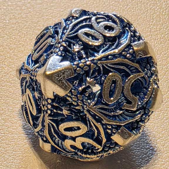 Echo of the Dragon - Silver Blue