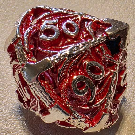 Echo of the Dragon - Silver Red