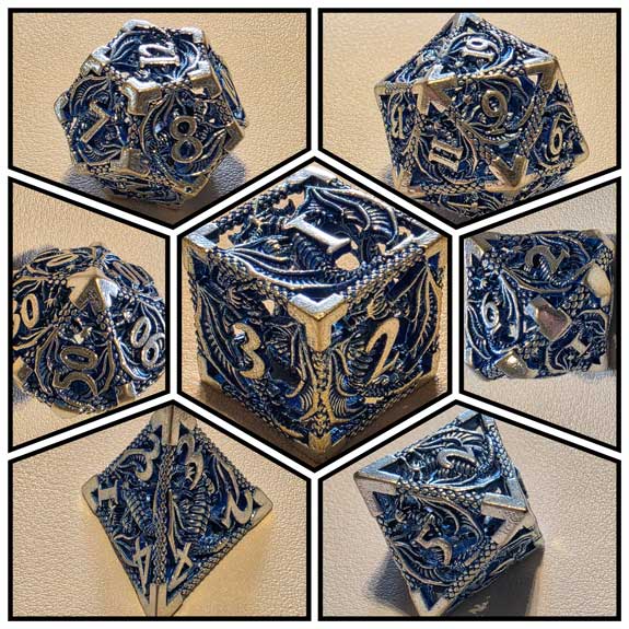 Echo of the Dragon - Silver Blue