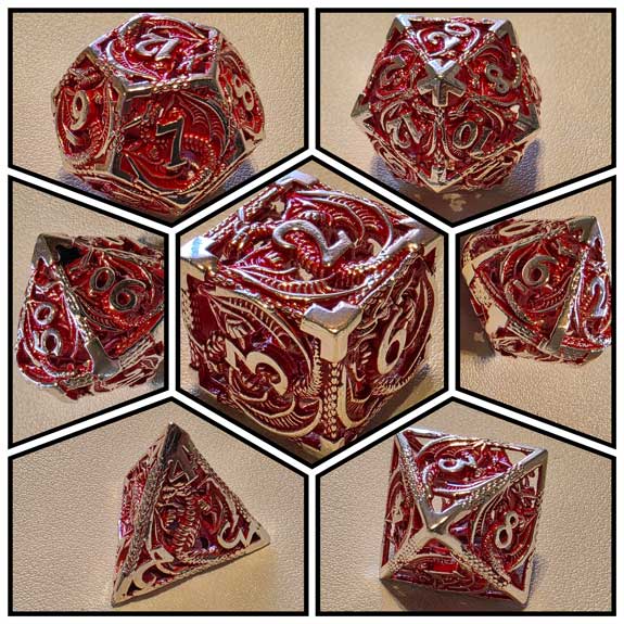 Echo of the Dragon - Silver Red