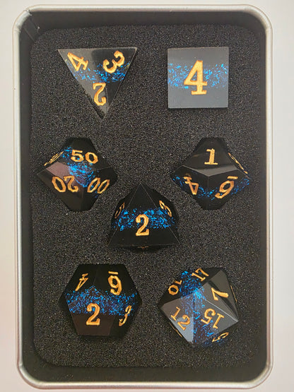 Veinstone Series - Sapphire Gold